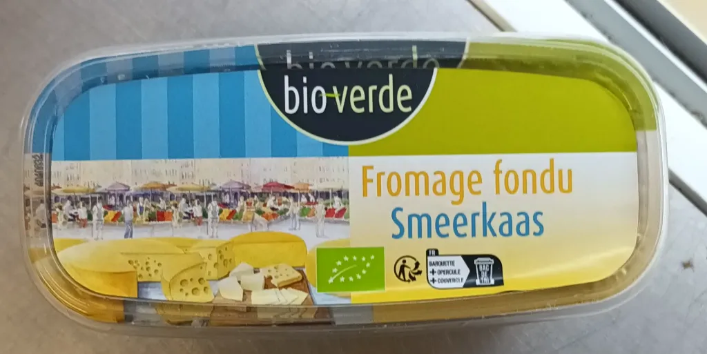 crème fromage fondu bio-verde 175g