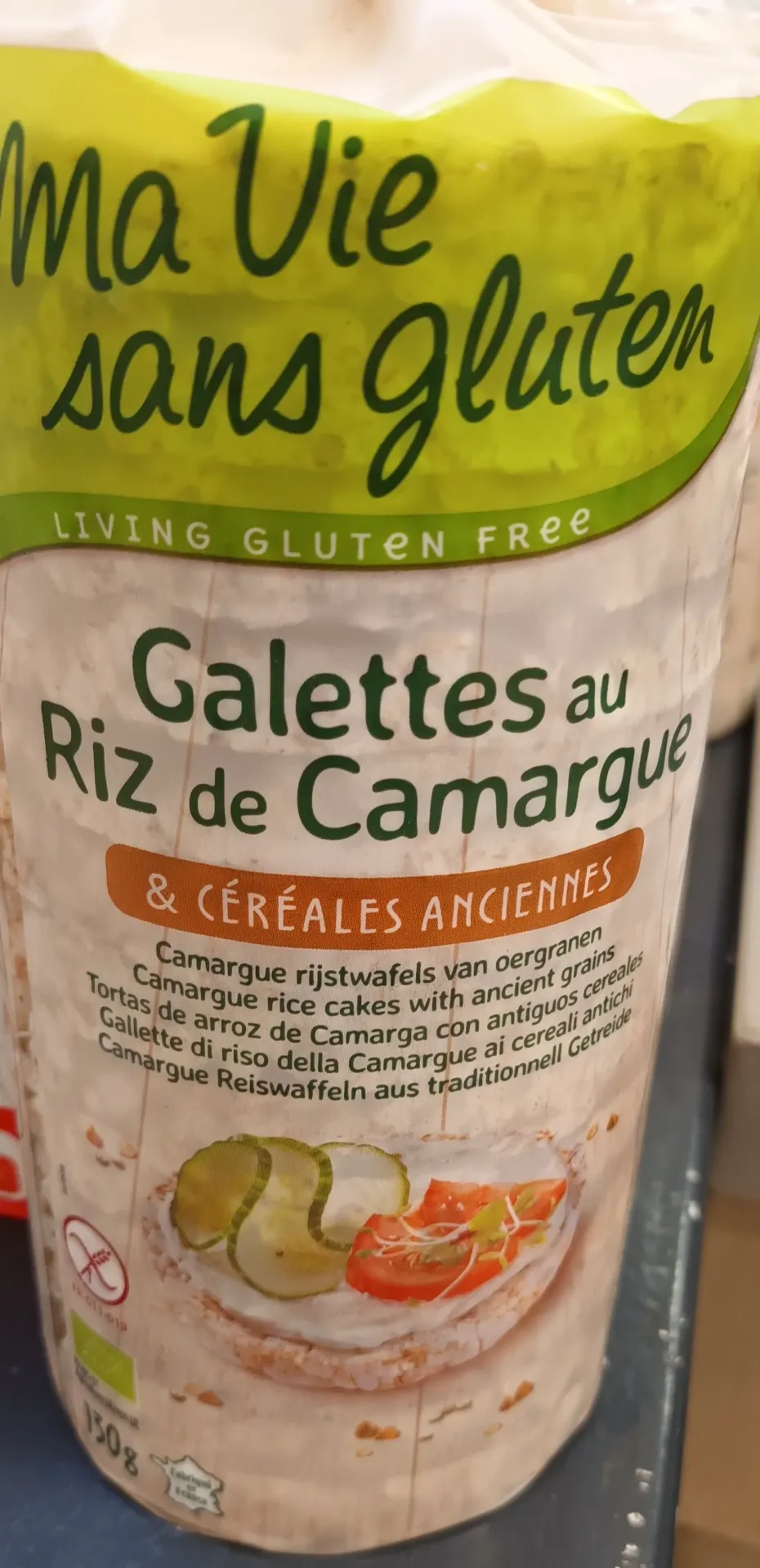 Galette de riz de camargue et céréales anciennes bio