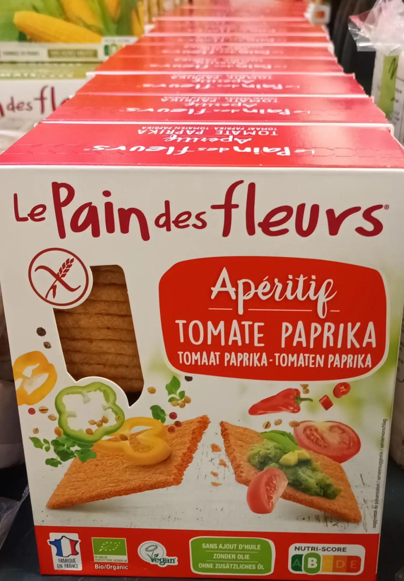 LES PAINS DES FLEURS Apéritif tomate-paprika