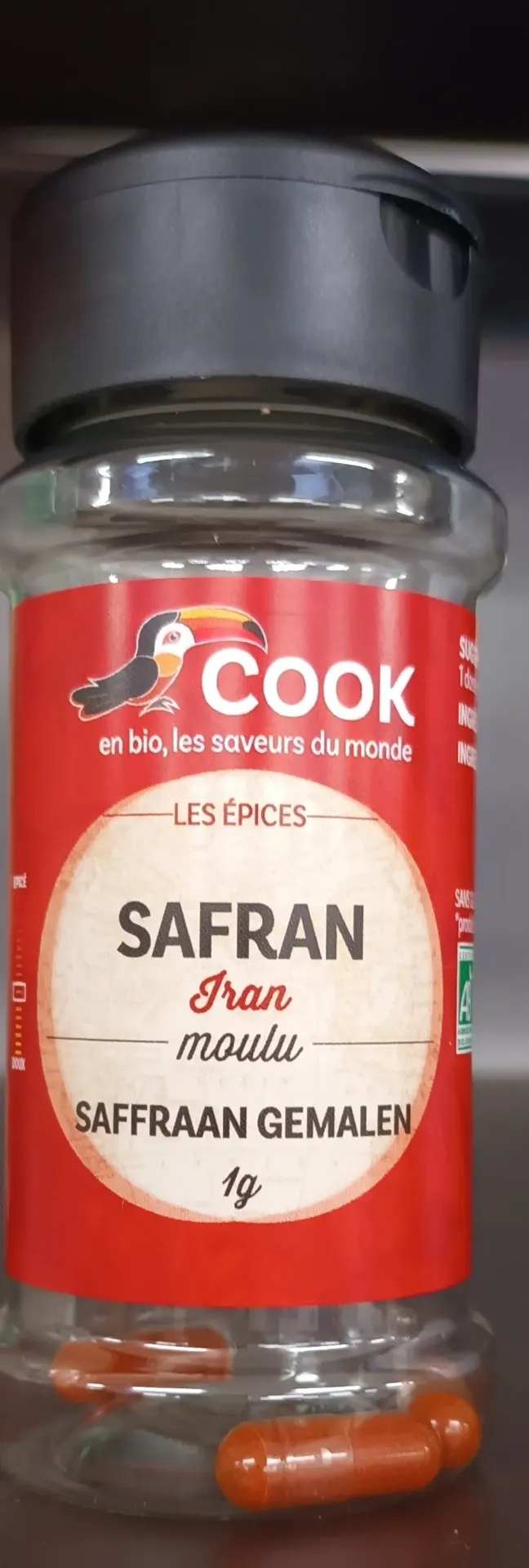 COOK safran moulu 1g