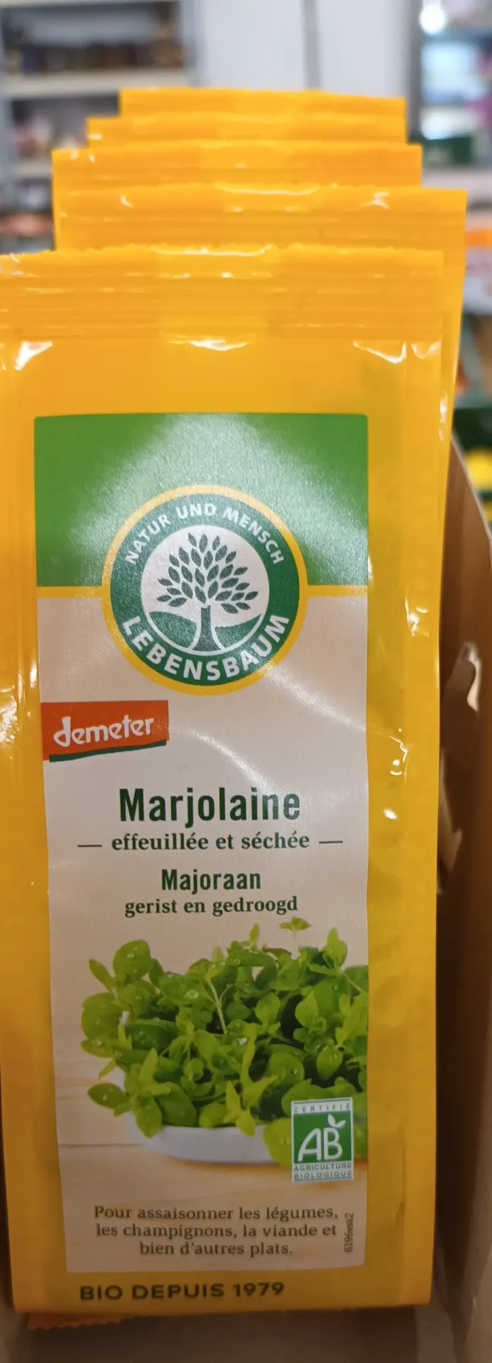 LEBENSBAUM marjolaine effeuillée et séchée bio (12,5g)