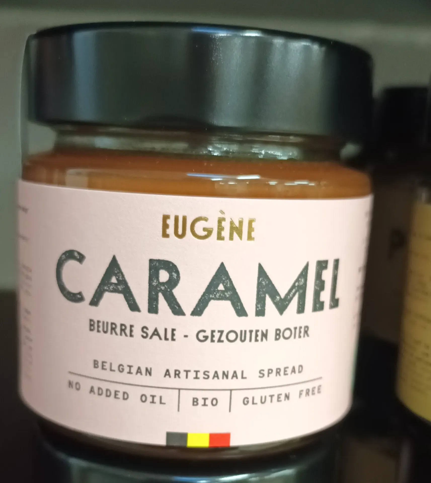 Pâte à tartiner caramel beurre salé 120g "eugene"