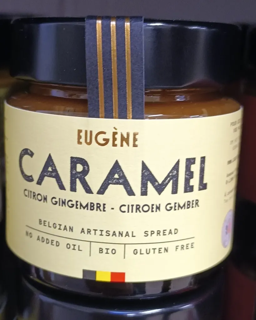 Pâte à tartiner caramel citron gingembre 120g "eugene"