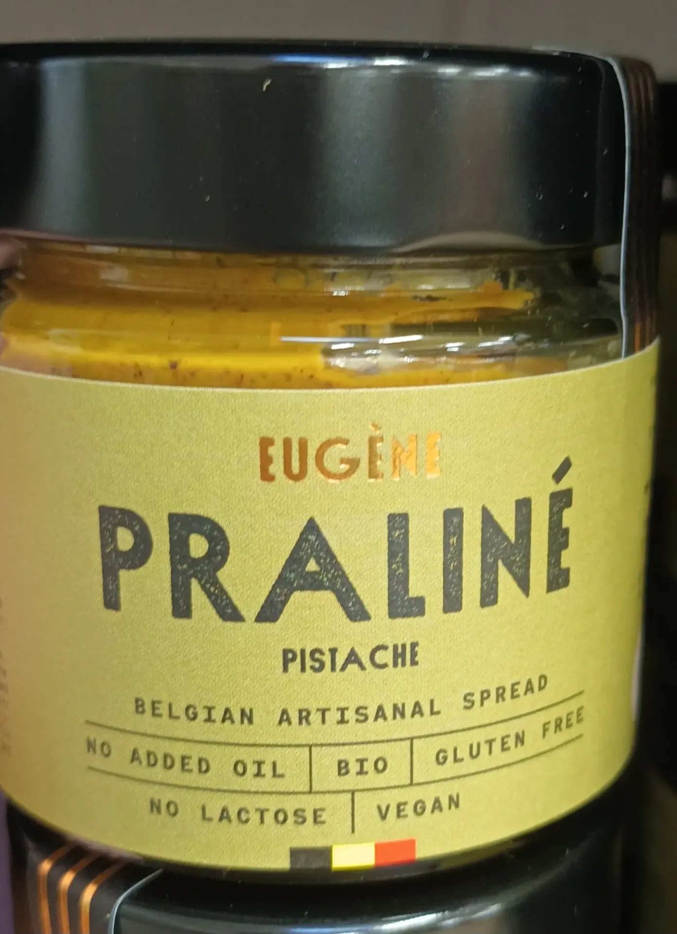 Pâte à tartiner praliné pistache 120g "eugene"