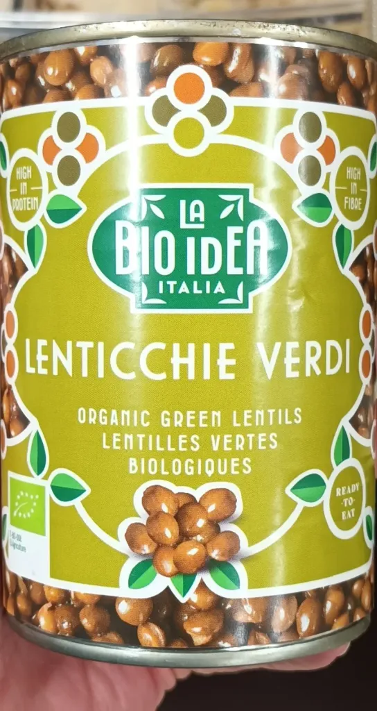Lentilles vertes conserve 400g bio idea