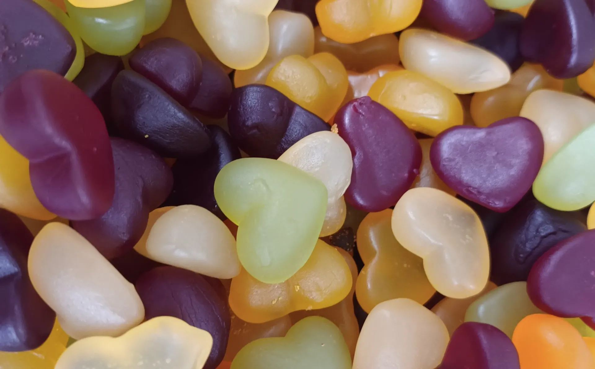 Chiques coeurs fruités vegans bio