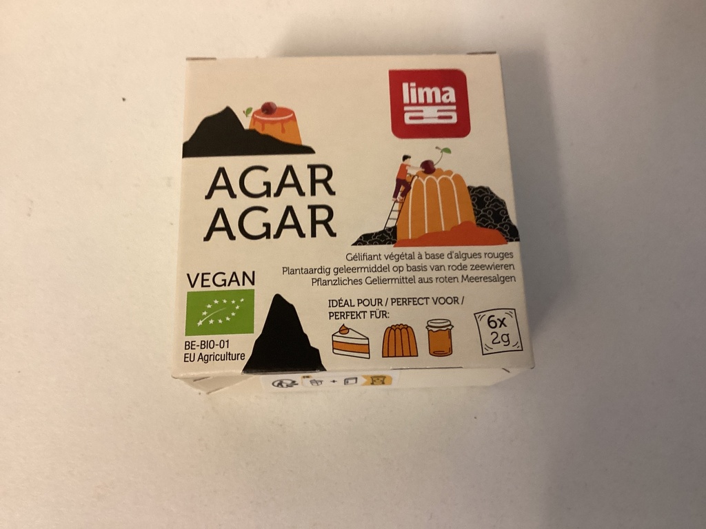 Gélifiant Agar Agar (6x2g)