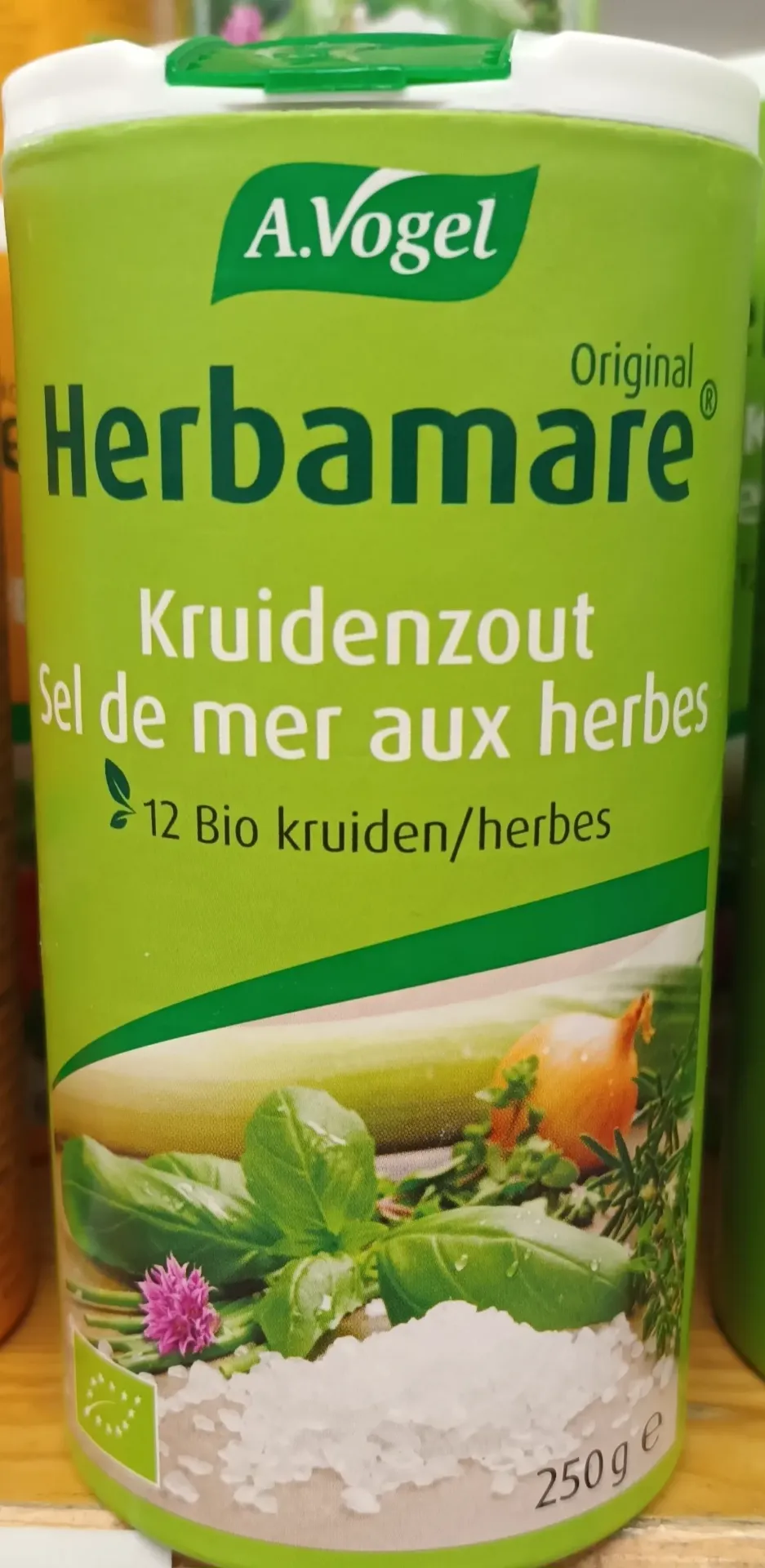 Sel de mer aux herbes 125g herbamare E. VOGEL ( pauvre en sodium)