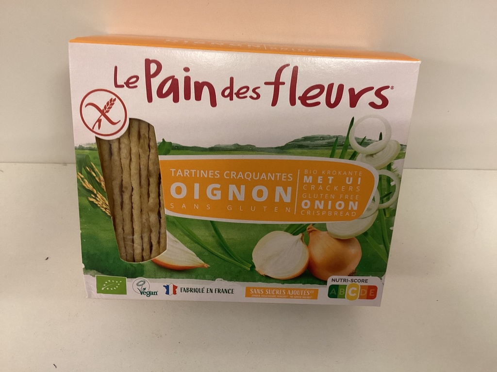 LES PAINS DES FLEURS Apéritif Oignons (150 g)