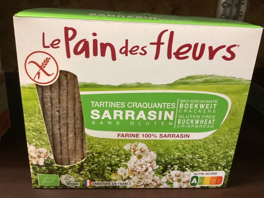 LE PAIN DES FLEURS tartines au sarrasin bio 300g