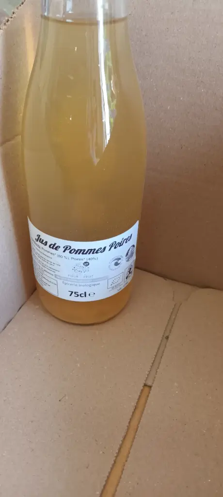 Jus pomme poire