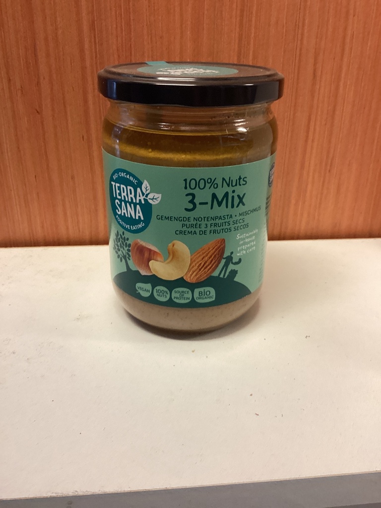 Purée mix 3 fruits (cajou, noisettes, amandes) 500g