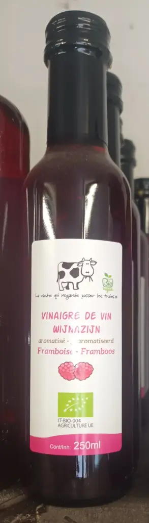 Vinaigre de framboise la vache 250ml