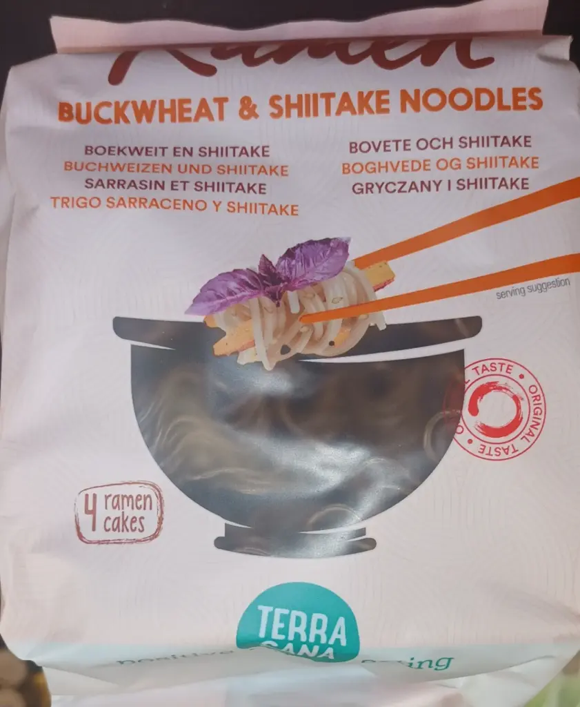 Nouilles sarrasin & shiitake 280g ramen TERRASANA