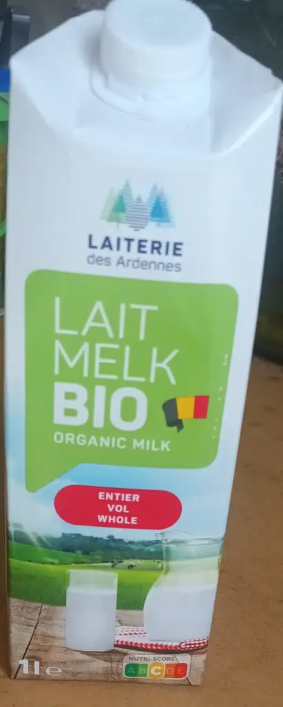 Lait entier 1L la LAITERIE