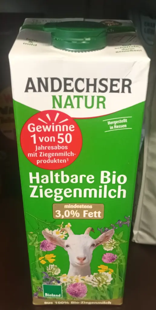 Lait chèvre BIO 1L