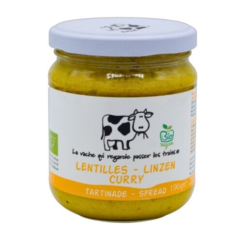 Tartinade Lentille Curry 190g vache