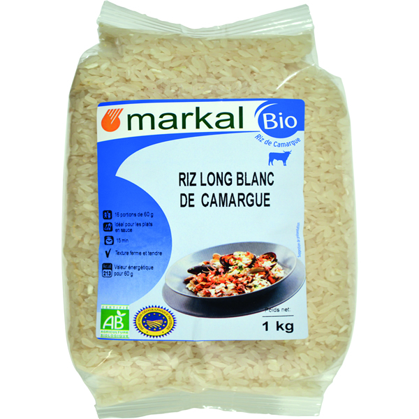 Riz long de Camargue Blanc 1kg