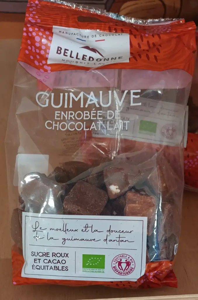 Guimauves chocolat au lait bio 130g BELLEDONNE