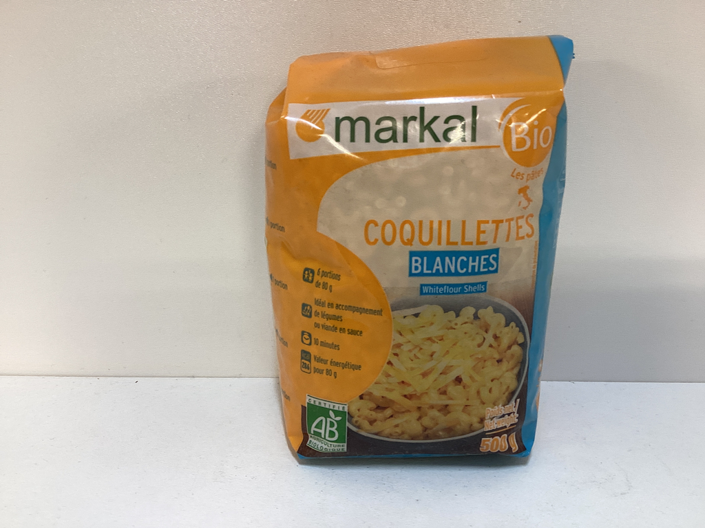 Coquillettes blanches 500g Markal 