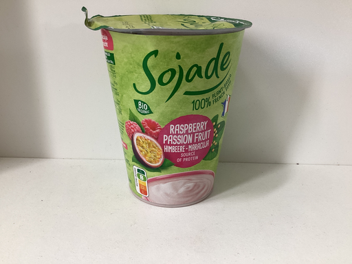 Yaourt soja framboise-passion (400g)