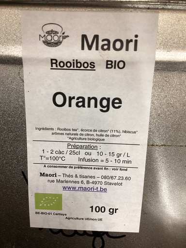Rooibos bio orange