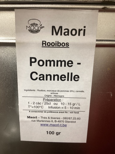 Rooibos pomme cannelle