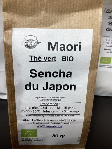 Thé vert bio sencha du japon