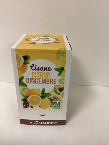 Tisane citron gingembre (18 sachets)