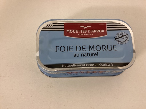 Foie de morue au naturel