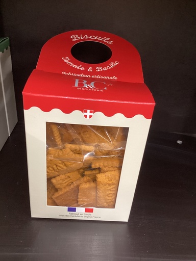 Biscuits salés tomate basilic