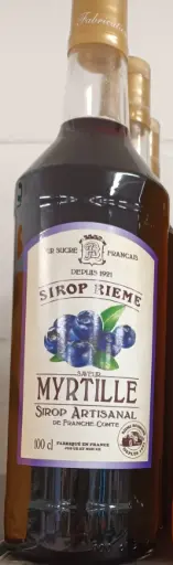 Sirop myrtille rieme