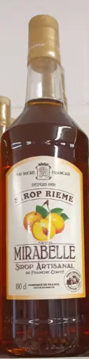 Sirop mirabelle rieme