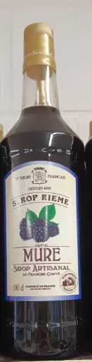 Sirop mûre rieme