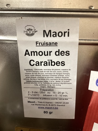 Fruisane amour des Caraïbes