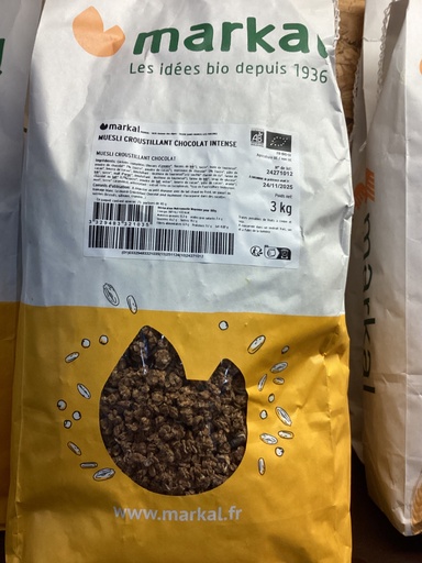 Muesli croustillant chocolat 3kg