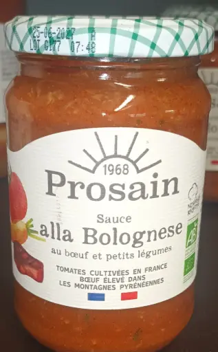 Sauce bolognaise au bœuf 430g