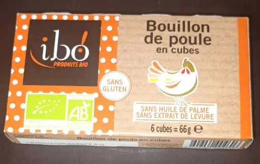 Cubes de bouillon de poule (sans gluten) 66g