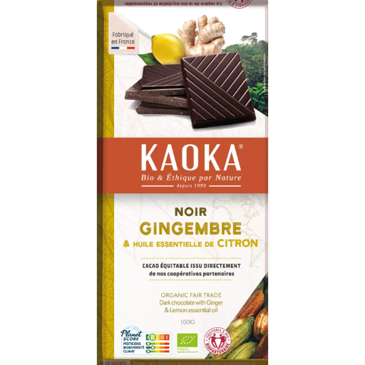 Noir gingembre huile essentiel de citron kaoka