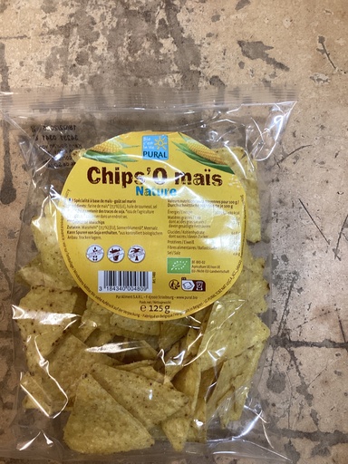 Chips au maïs (Tortilla) bio